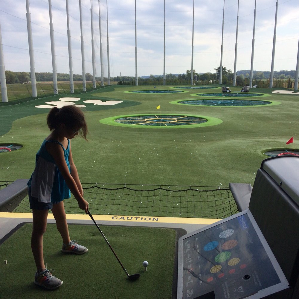 Topgolf - Checking out the kids' golf skills. This place is a blast! - Golf Near Me - Chesterfield, Missouri Topgolf - Checking out the kids' golf skills. This place is a blast! - Golf Near Me - Chesterfield, Missouri