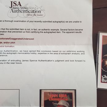 JAMES SPENCE AUTHENTICATION - JSA - Updated March 2025 - 85 Photos ...