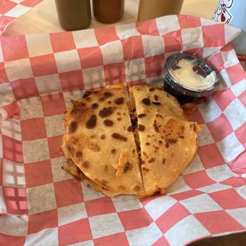 Jalapeños Miami Killian - Al Pastor Mini Quesadilla (comes with sour cream) - Mexican Near Me - Kendall, Florida