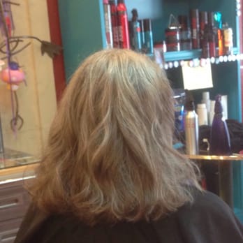 Alley Cuts - Finished! Healthier, fuller, and made her look younger. - Hair Salons Near Me - Sacramento, California
