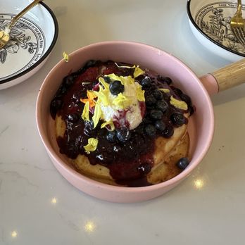 Sugar and Scribe - Blueberry pancake - Bakeries Near Me - La Jolla, California Sugar and Scribe - Blueberry pancake - Bakeries Near Me - La Jolla, California