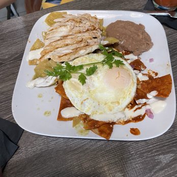 The Brunch House - Red Chilaquiles with chicken - Breakfast & Brunch Near Me - Temecula, California The Brunch House - Red Chilaquiles with chicken - Breakfast & Brunch Near Me - Temecula, California