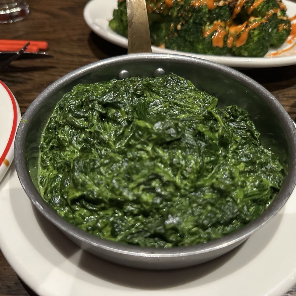 MM by Morimoto - Creamed Spinach - Japanese Near Me - Montclair, New Jersey MM by Morimoto - Creamed Spinach - Japanese Near Me - Montclair, New Jersey