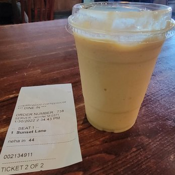 Cherrywood Coffeehouse - Sunset Smoothie - Coffee & Tea Near Me - Austin, Texas Cherrywood Coffeehouse - Sunset Smoothie - Coffee & Tea Near Me - Austin, Texas