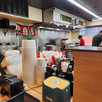 Kami Ramen - Chefs in the kitchen with large pots - Ramen Near Me - Anchorage, Alaska