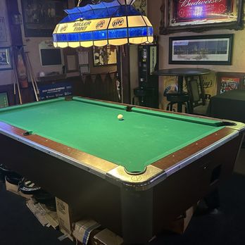 The Inn-Field - A very rustic pool table - Sports Bars Near Me - Sunrise, Florida The Inn-Field - A very rustic pool table - Sports Bars Near Me - Sunrise, Florida