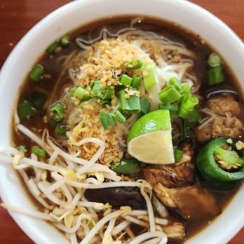 MoPho - Veggie pho with tofu, bean sprouts, mushrooms, garlic, jalapeno, and braised eggplant - Vietnamese Near Me - Kenner, Louisiana MoPho - Veggie pho with tofu, bean sprouts, mushrooms, garlic, jalapeno, and braised eggplant - Vietnamese Near Me - Kenner, Louisiana