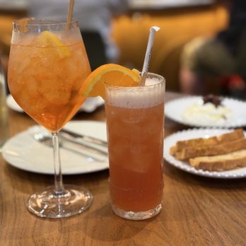 Eataly - Flatiron - Cappelletti Spritz and a cocktail - Italian Near Me - New York, New York