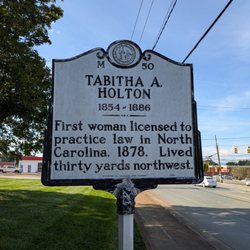 Tabitha A Holton - Tabitha A. Holton Historical Marker, Dobson