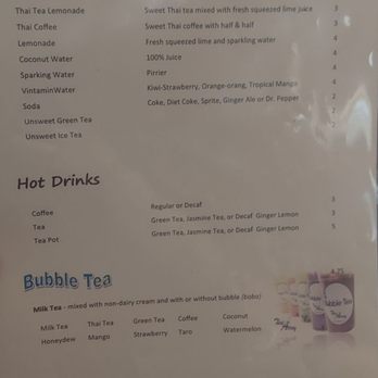 Thai Arroy - Menu 8.22 - Thai Near Me - Virginia Beach, Virginia