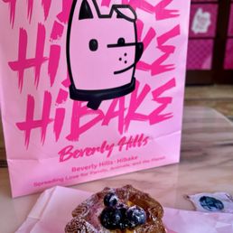 Blueberry egg tart