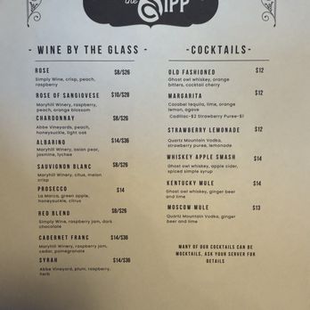 The Sipp Public House - Wine and cocktails - Pubs Near Me - Vancouver, Washington