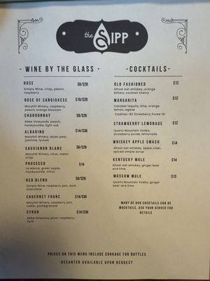 Menu photo 6 The Sipp Public House Vancouver, WA