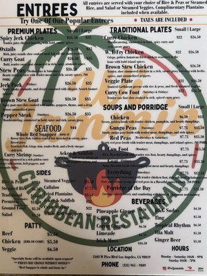 Menu photo 1 Wi Jammin Caribbean Cafe Los Angeles, CA Menu photo 1 Wi Jammin Caribbean Cafe Los Angeles, CA