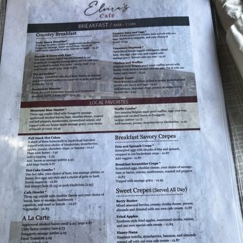 Elvira's Cafe - Menu - American Near Me - Sevierville, Tennessee Elvira's Cafe - Menu - American Near Me - Sevierville, Tennessee