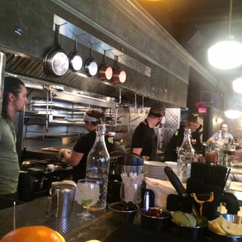 Au Cheval - Cooking station bar view. - Bars Near Me - Chicago, Illinois
