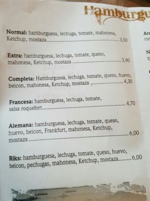 Menu photo 4 San Petersburgo Zaragoza, Z Menu photo 4 San Petersburgo Zaragoza, Z
