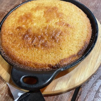 Luella's Southern Kitchen - Skillet Cornbread with Honey Butter - Southern Near Me - Chicago, Illinois Luella's Southern Kitchen - Skillet Cornbread with Honey Butter - Southern Near Me - Chicago, Illinois