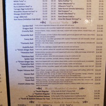 Green Ginger - Menu 09/2019 - Asian Fusion Near Me - Decatur, Georgia