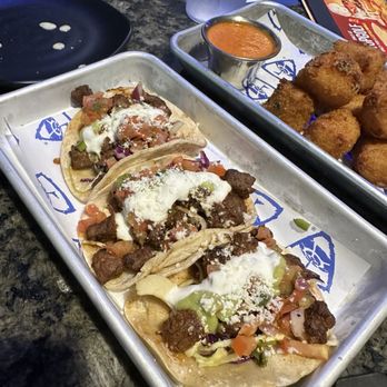 Topgolf - Steak taco trio - Golf Near Me - San Jose, California