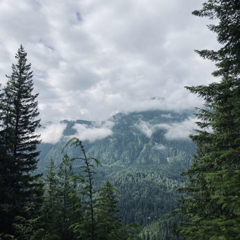 Heybrook County Park Trailhead - View from the top of the trail - Hiking Near Me - Index, Washington