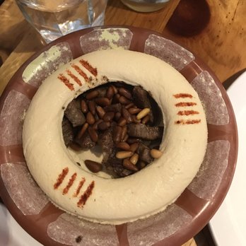 Garage Beirut - This isn't Sabra's pine nut/hummus combo - Lebanese Near Me - Montreal, Quebec Garage Beirut - This isn't Sabra's pine nut/hummus combo - Lebanese Near Me - Montreal, Quebec