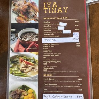 iya tinay - Menu - Filipino Near Me - Carmen, CEB