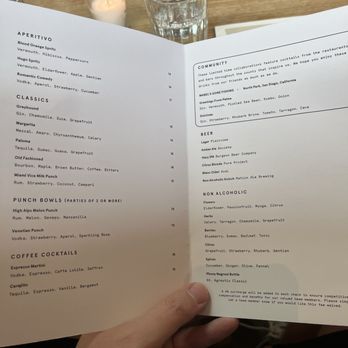 Wildland - Drink menu - Breakfast & Brunch Near Me - Carlsbad, California