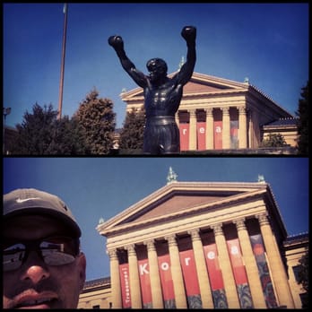 Rocky Steps - When in Philly, gotta run the steps...and raise hands in victory at the top (even if everyone around thinks you're a kook!) - Landmarks & Historical Buildings Near Me - Philadelphia, Pennsylvania
