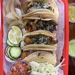 4) Tongue Street Tacos (4) Tacos De Lengua