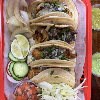 Taco Boys Mexican Grill - 2 shrimp & 2 fish street tacos - Tacos Near Me - Nyack, New York Taco Boys Mexican Grill - 2 shrimp & 2 fish street tacos - Tacos Near Me - Nyack, New York