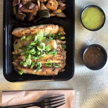 Bajas Catch Fresh Grill - Mahi Mahi bowl, pretty small portions - Mexican Near Me - Temecula, California Bajas Catch Fresh Grill - Mahi Mahi bowl, pretty small portions - Mexican Near Me - Temecula, California