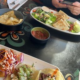 Lunch tacos and lunch quesadilla Lunch tacos and lunch quesadilla