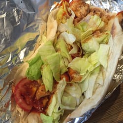 Beyrouth Bistro - Tawouk wrap (chicken breast with spicy sauce)
