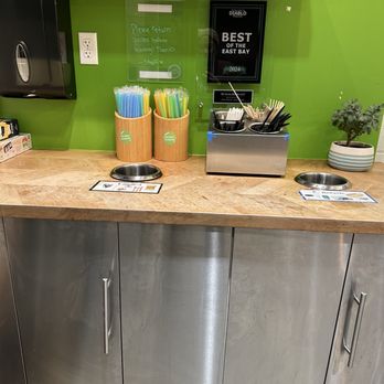 Mr. Green Bubble - Utensils, straws , napkins & Games - Bubble Tea Near Me - Walnut Creek, California