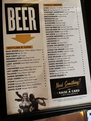 Menu photo 5 Pandora's Box Westminster, CO
