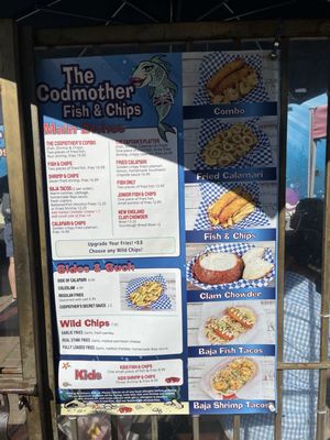 Menu photo 1 The Codmother Fish & Chips San Francisco, CA Menu photo 1 The Codmother Fish & Chips San Francisco, CA