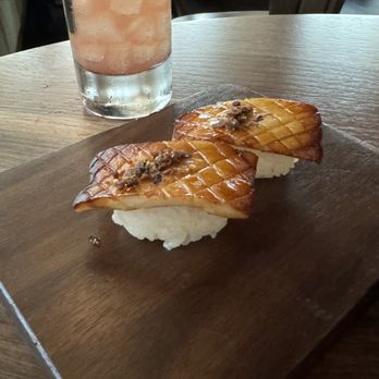 Uchibā Austin - Mushroom nigiri - Cocktail Bars Near Me - Austin, Texas