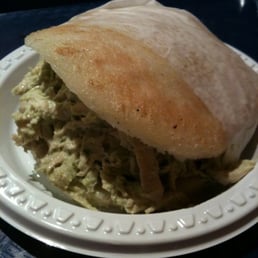 Chicken & Avocado Salad Arepa Chicken & Avocado Salad Arepa