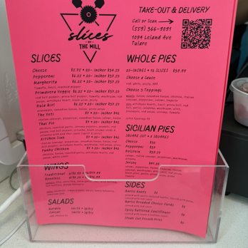 Slices By The Mill - Menu - Pizza Near Me - Tulare, California Slices By The Mill - Menu - Pizza Near Me - Tulare, California