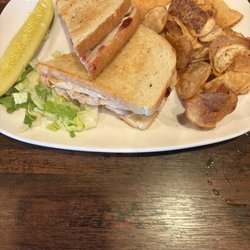 Turkey and cranberry sandwich