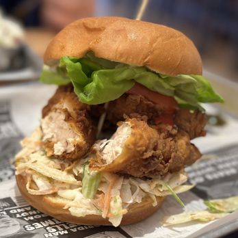 Four 8 Fried Chicken - The "Classic" Fried Chicken sandwich. The "Southern" version had jalapeño and looked great too. - Chicken Shop Near Me - Cottonwood, Arizona