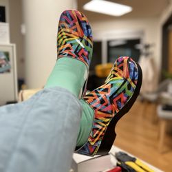 Svens Comfort Shoes - My wildest pair of clogs, also a favorite for work.
