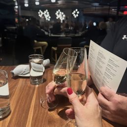 Champagne toast