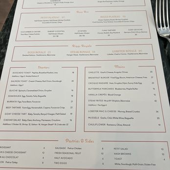 Café Riggs - Menu 6/1/25 - Breakfast & Brunch Near Me - Washington, DC, District of Columbia