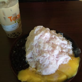 Teapioca Lounge - Taro snow ice with egg pudding and tapioca - Coffee & Tea Near Me - Austin, Texas Teapioca Lounge - Taro snow ice with egg pudding and tapioca - Coffee & Tea Near Me - Austin, Texas