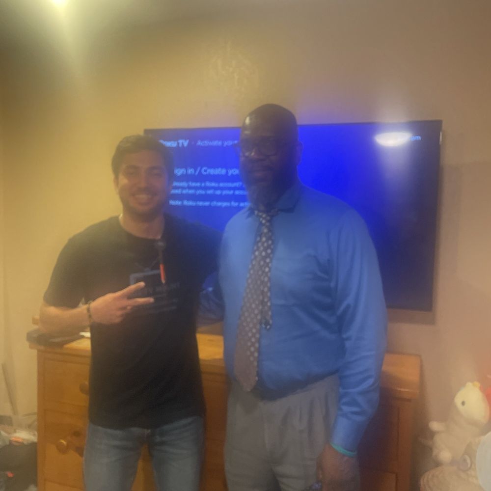 Adam and satisfied homeowner!