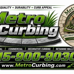 Metro Curbing - Decorative concrete curbing