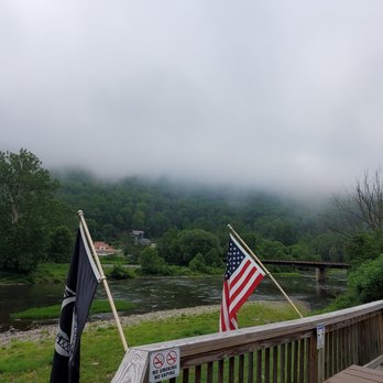 Hotel Manor - View from Deck. - Hotels Near Me - Slate Run, Pennsylvania