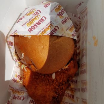 Crimson Coward - The Crimson. Look at the size of that chicken breast! - Chicken Shop Near Me - Downey, California